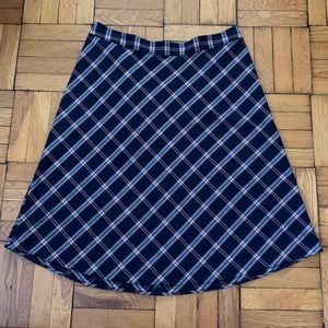 NEW Loft Plus Plaid Midi Skirt